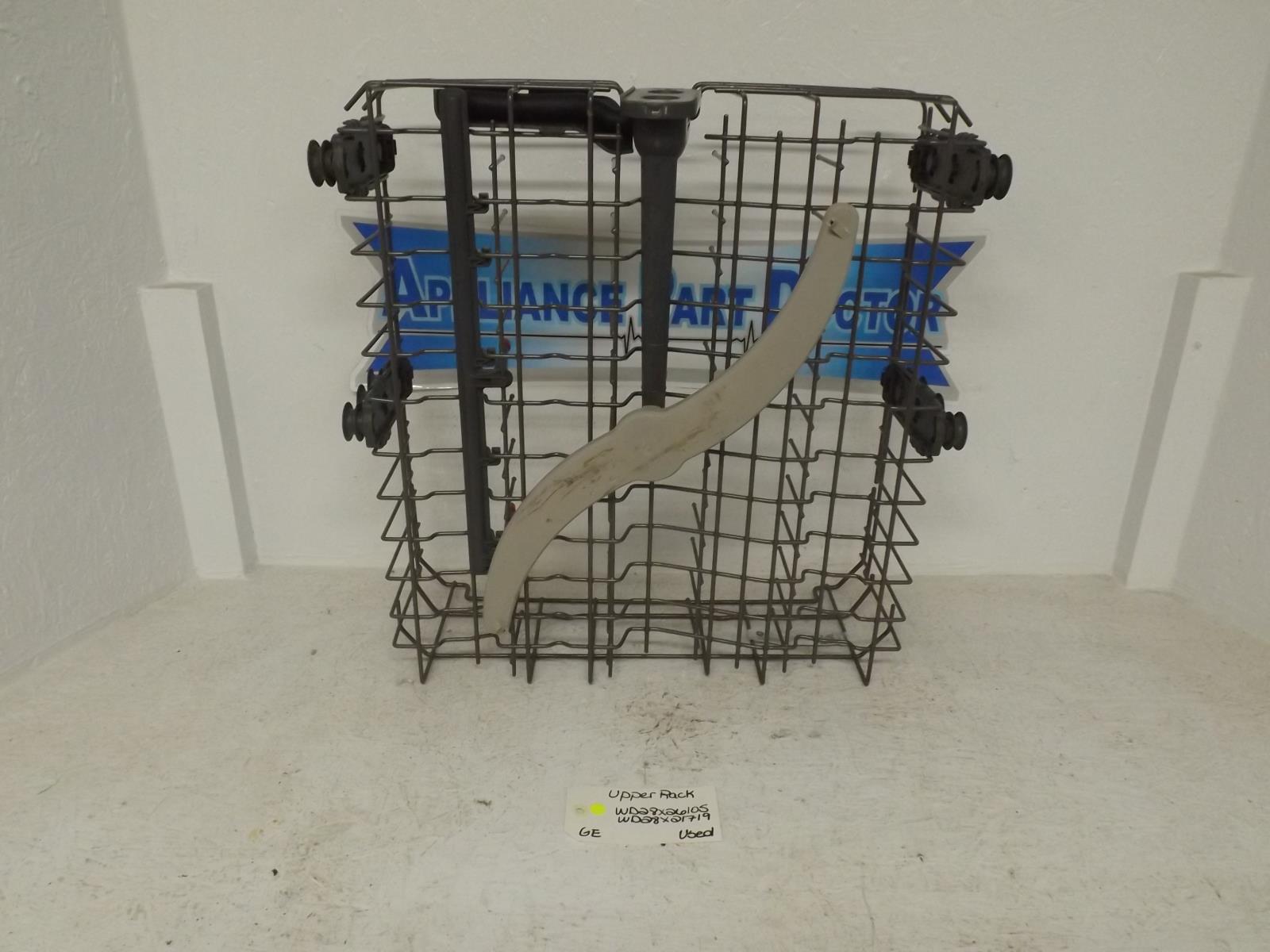 GE Dishwasher WD28X26105 WD28X21719 Upper Rack Used GE Dishwasher WD28X26105 WD28X21719 Upper Rack Used